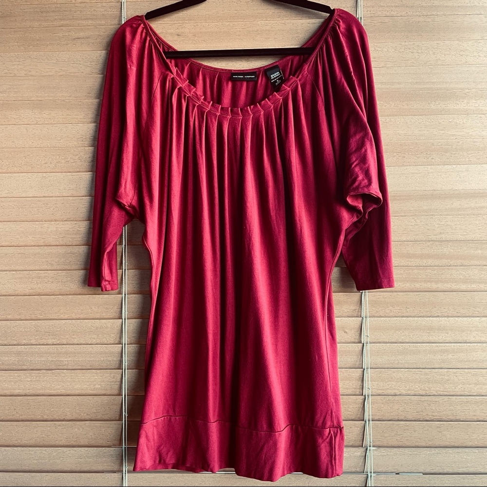 New York & Company Dolman Sleeve Top (S)